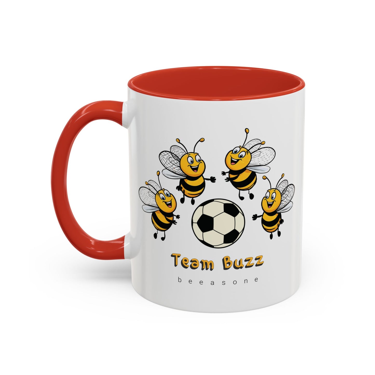 Soccer beeasone Hot Chocolate or Coffee Mug (select from 11oz or 15oz lead and BPA Free mugs) Blue Skateboard