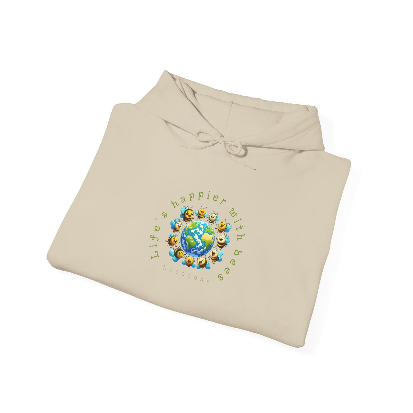 Life's Happier beeasone Unisex Heavy Blend™ Hooded Sweatshirt