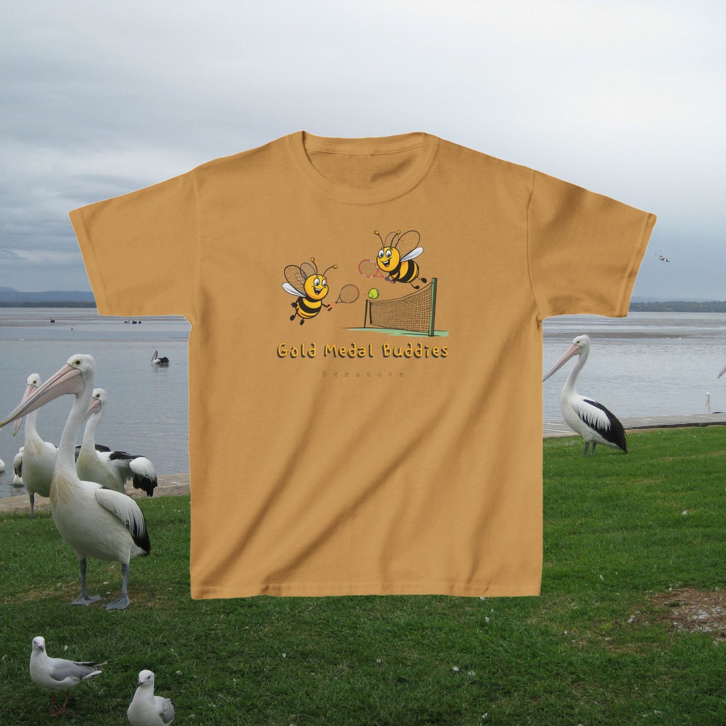 Tennis beeasone Kids tee - Heavy Cotton™ Tee available in 6 colors and diff sizes tshirt