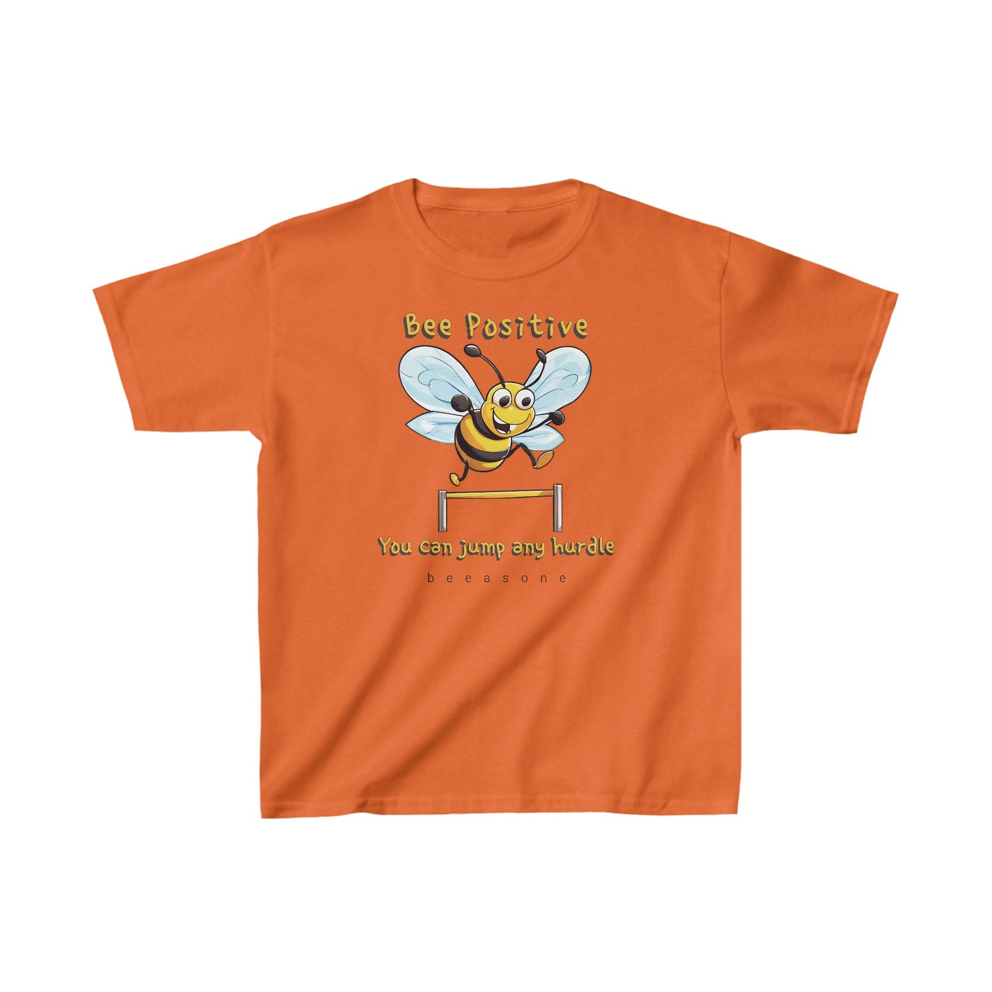 Bee Positive beeasone Kids tee - Heavy Cotton™ Tee available in 6 colors and diff sizes