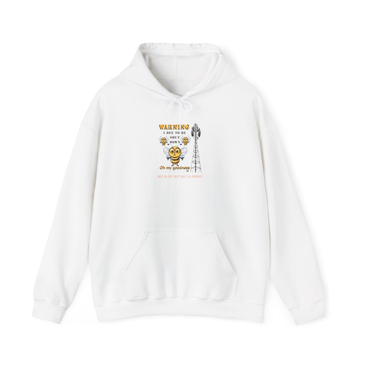 WARNING 3 Bee Network Shutdown beeasone Unisex Heavy Blend™ Hooded Sweatshirt available in diff colors and sizes