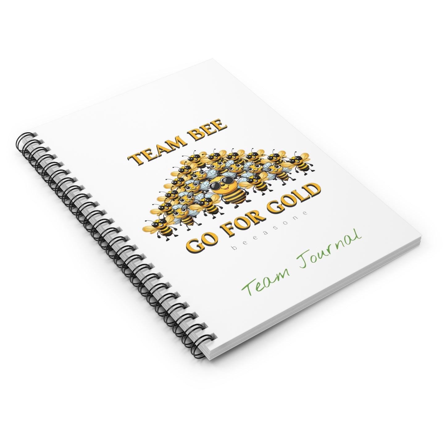 Team Journal Special Edition Spiral Notebook - Ruled Line. 118 page (59 sheets) 6" x 8" (15.2 x 20.3 cm)