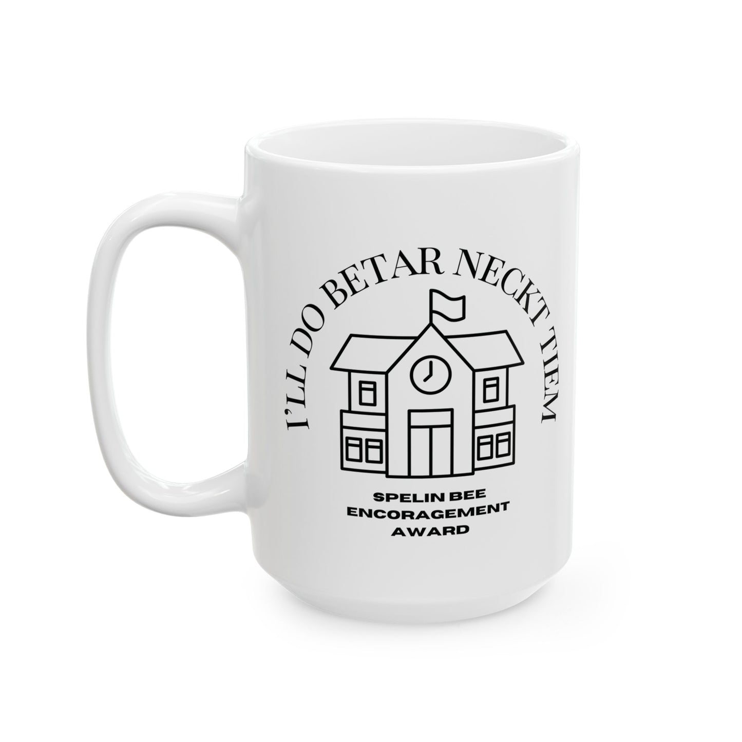 Scool Spelling bee beeasone Hot chocolate or mud soup mug - limit ted editon Numbar 4