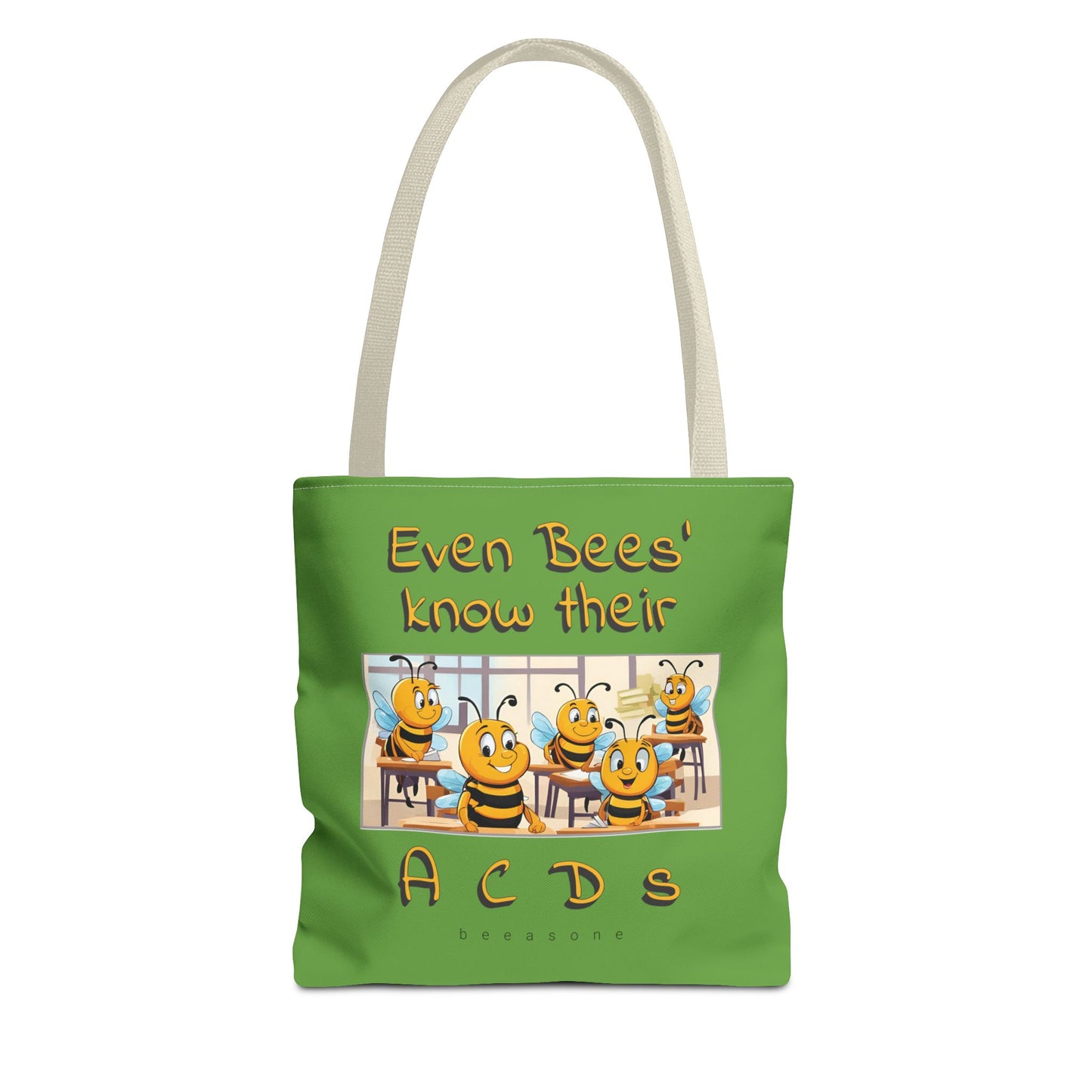 Even bees know their A C D s beeasone stylish Tote Bag Special Spelling Bee Promotion