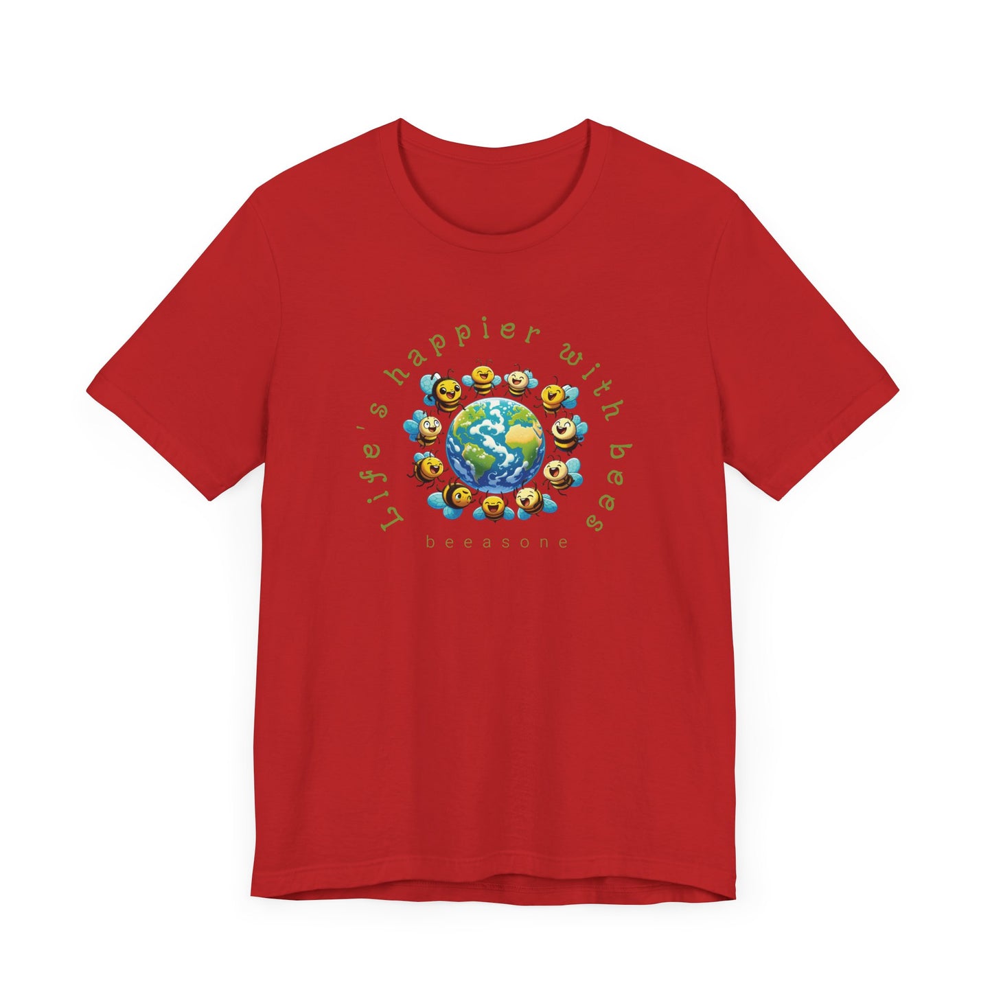Life's happier with bees beeasone Unisex t-shirt - HOT HIT