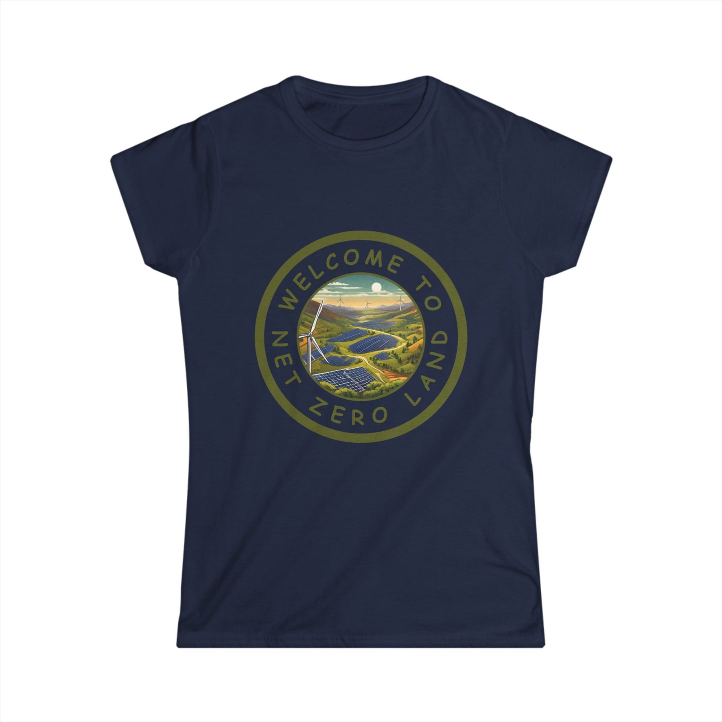 Net Zero Land - v7 - Women's Soft style Tshirt available in diff colors