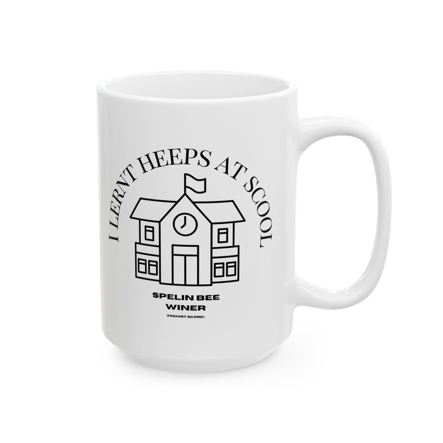Scool Spelling bee beeasone hot chocolate or chicken dinner mug - limit ted editon Numbar 1