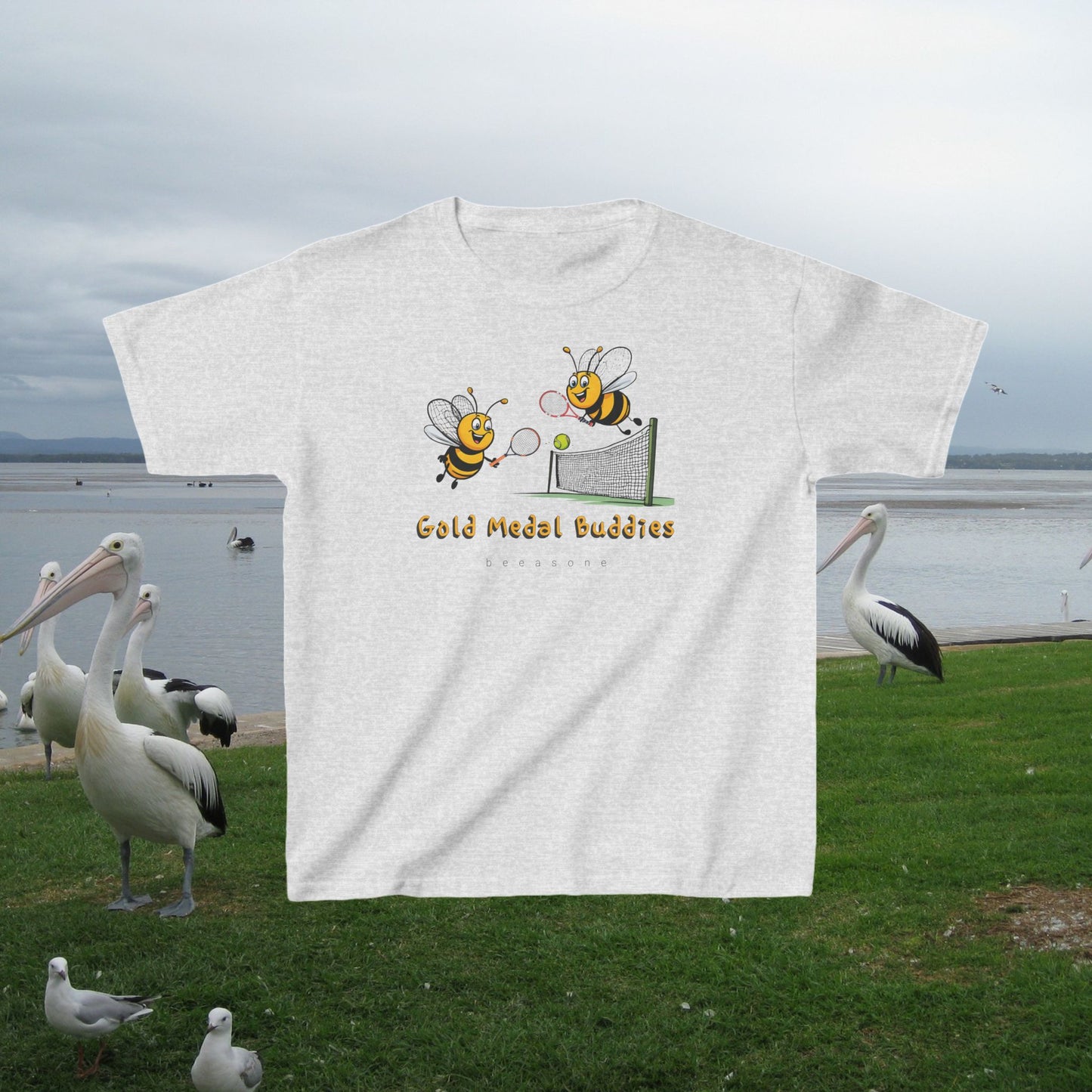 Tennis beeasone Kids tee - Heavy Cotton™ Tee available in 6 colors and diff sizes tshirt