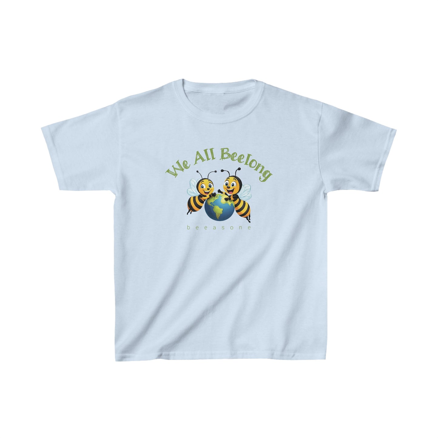 We all belong beeasone Kids tee - Heavy Cotton™ Tee available in 6 colors and diff sizes tshirt