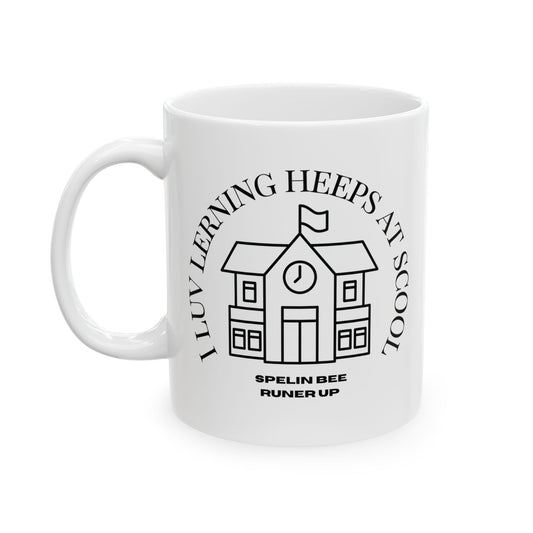 Scool Bee Spelling bee beeasone hot chocolate or rotten tomato mash mug - limit ted editon Numbar 2