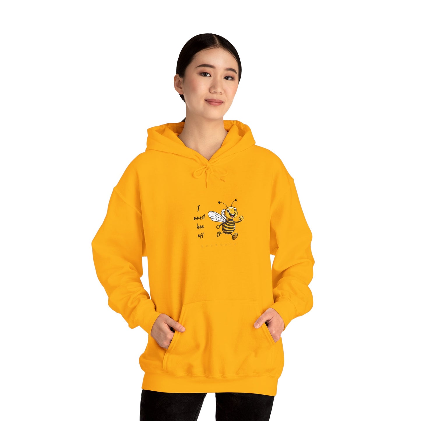 Hoodie - I must bee off beeasone Unisex Heavy Blend™ Hooded Sweatshirt