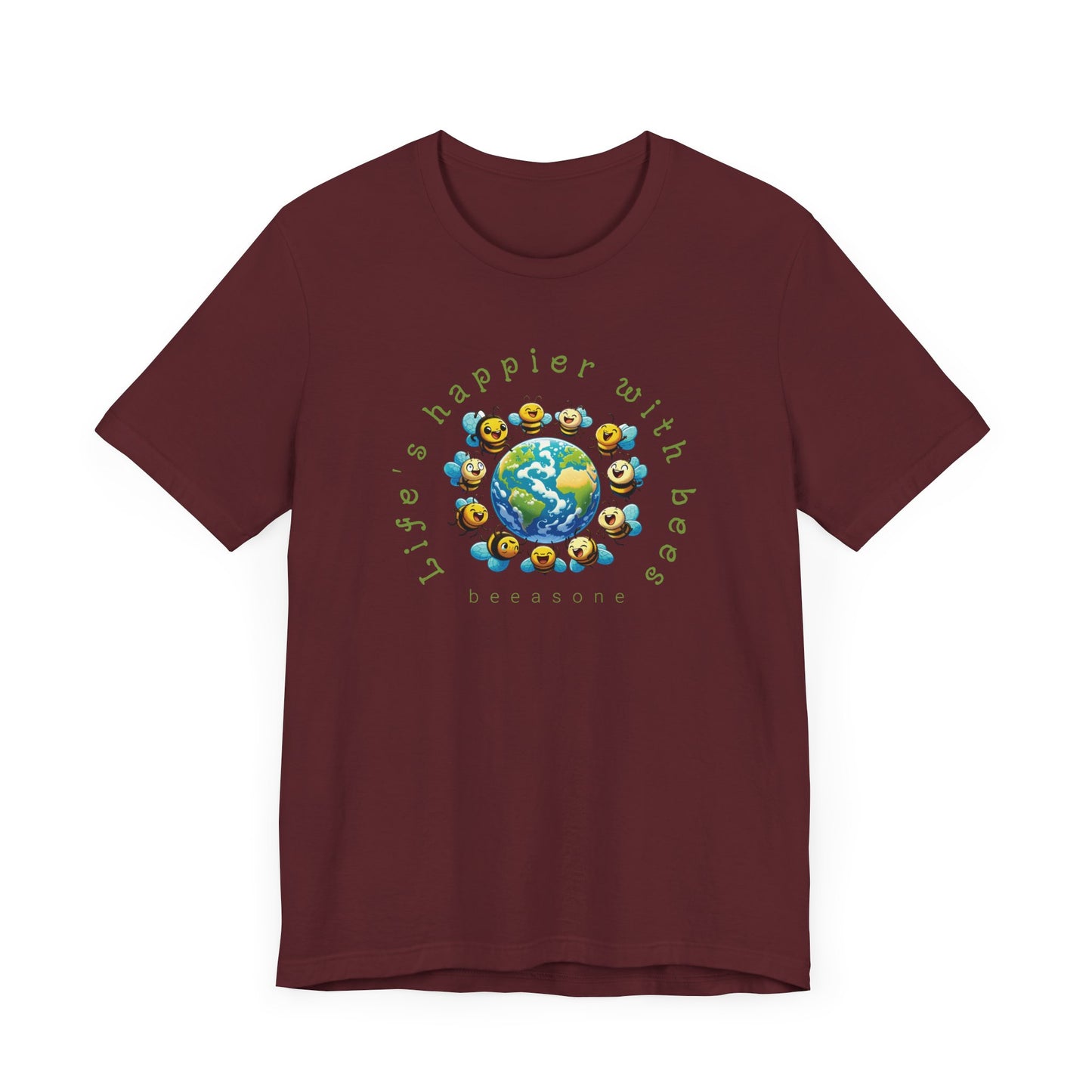 Life's happier with bees beeasone Unisex t-shirt - HOT HIT
