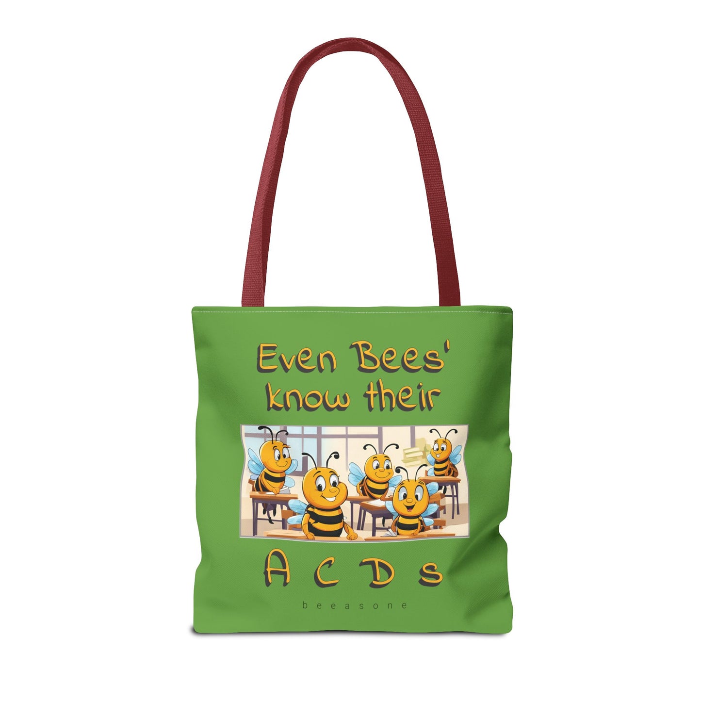 Even bees know their A C D s beeasone stylish Tote Bag Special Spelling Bee Promotion