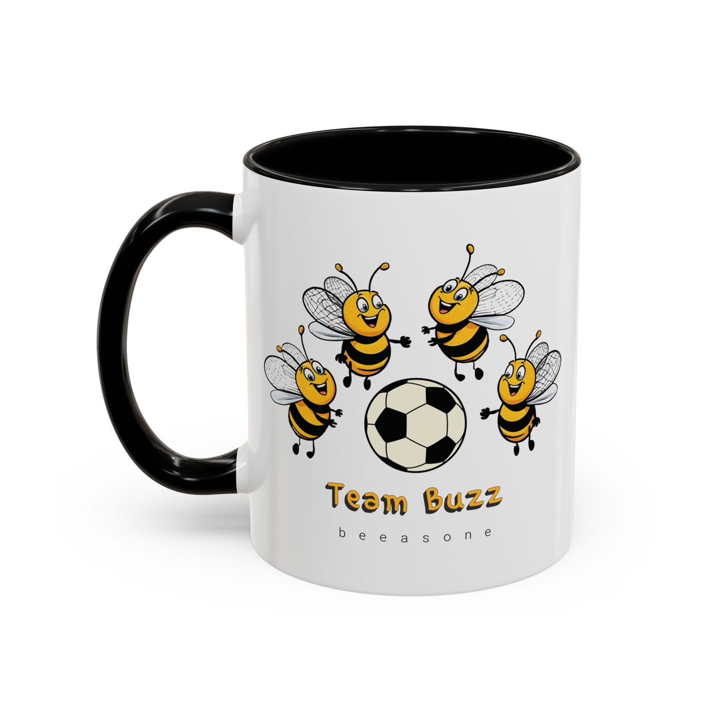 Soccer beeasone Hot Chocolate or Coffee Mug (select from 11oz or 15oz lead and BPA Free mugs) Blue Skateboard