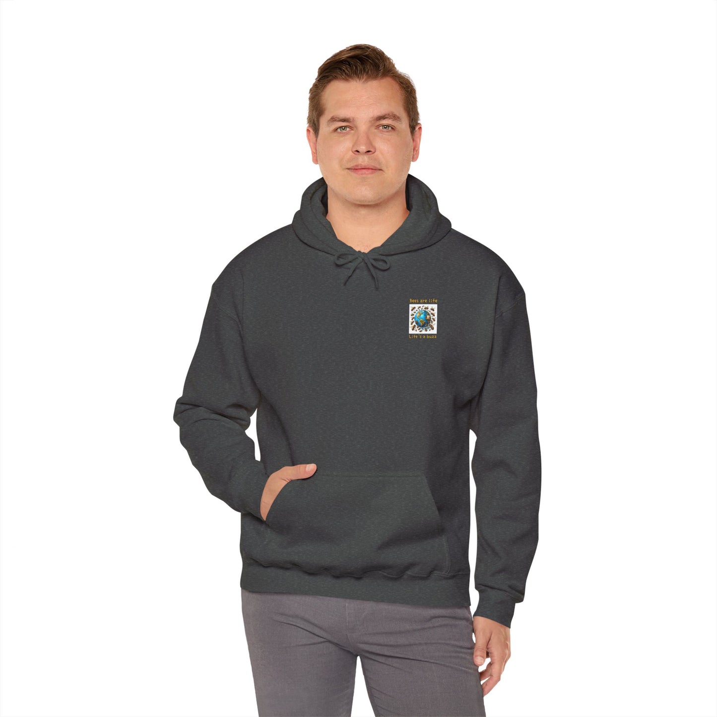 Bees are life. Life's a buzz beeasone Unisex Heavy Blend™ Hooded Sweatshirt