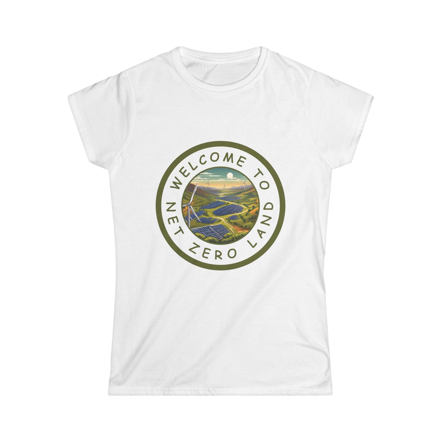 Net Zero Land - v7 - Women's Soft style Tshirt available in diff colors