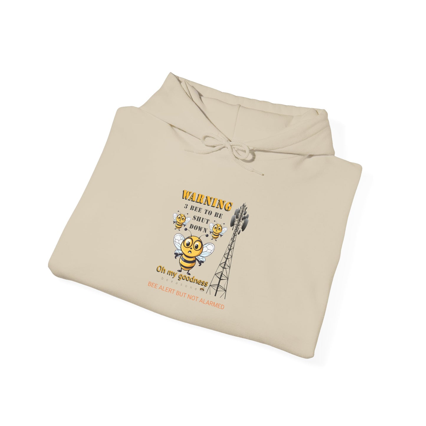 WARNING 3 Bee Network Shutdown beeasone Unisex Heavy Blend™ Hooded Sweatshirt available in diff colors and sizes