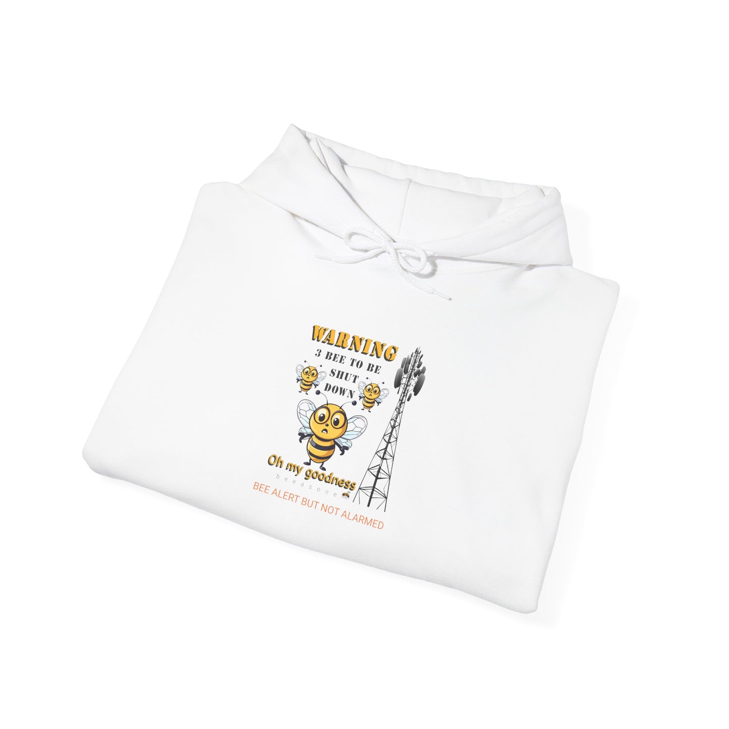 WARNING 3 Bee Network Shutdown beeasone Unisex Heavy Blend™ Hooded Sweatshirt available in diff colors and sizes