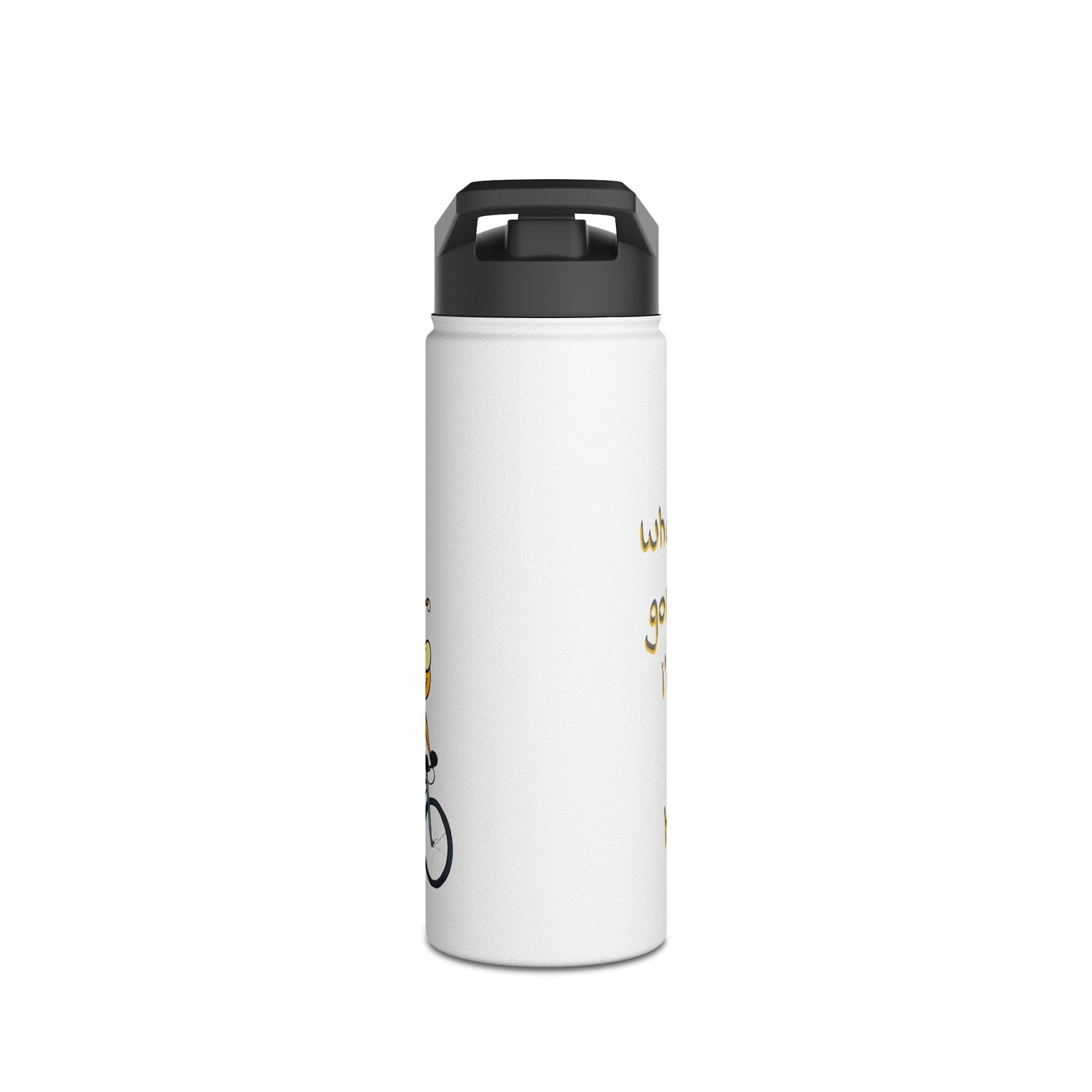 Who needs gold when i've got my honey beeasone Cycling stainless steel body Water Bottle with polypropylene lid BPA free tumbler Special edition
