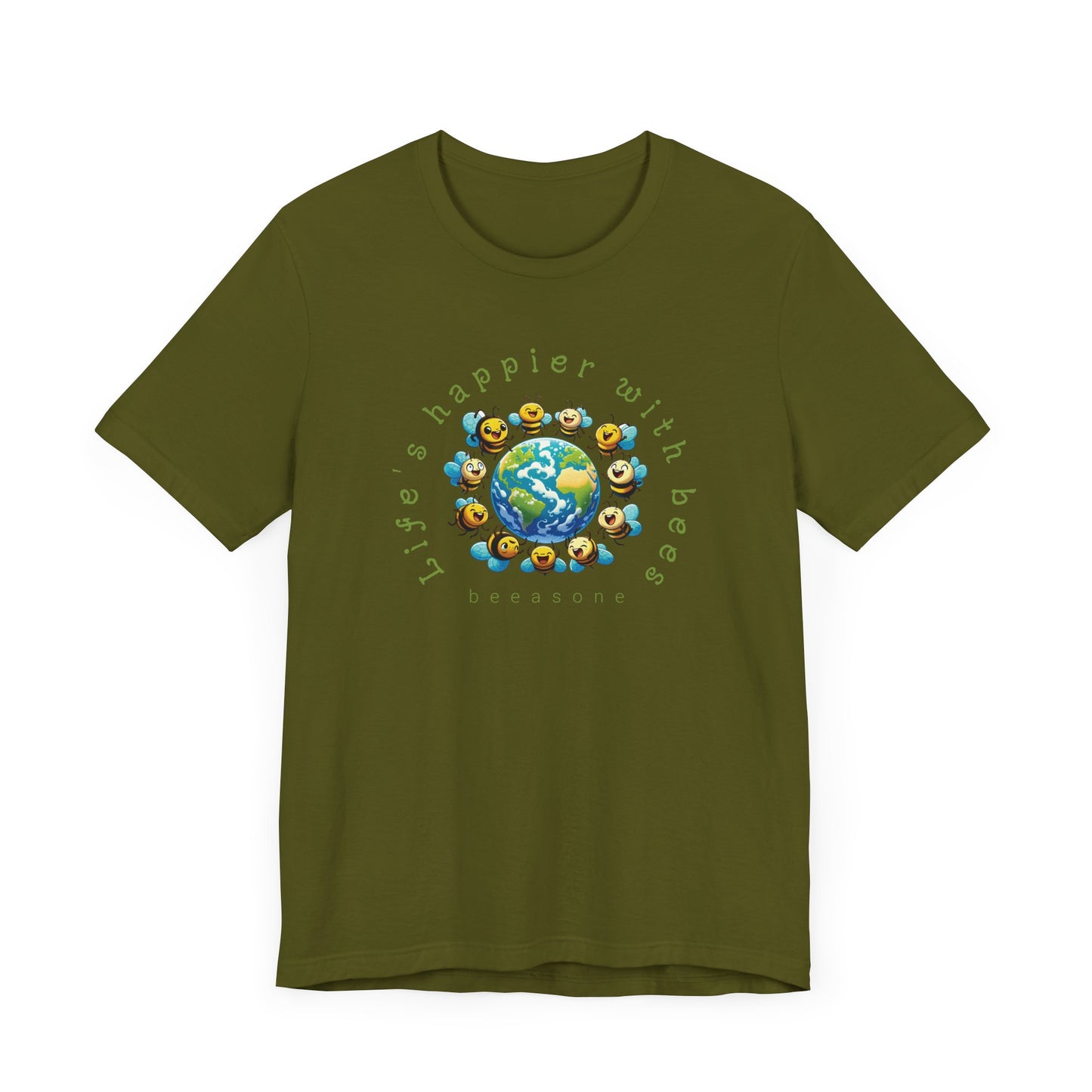 Life's happier with bees beeasone Unisex t-shirt - HOT HIT