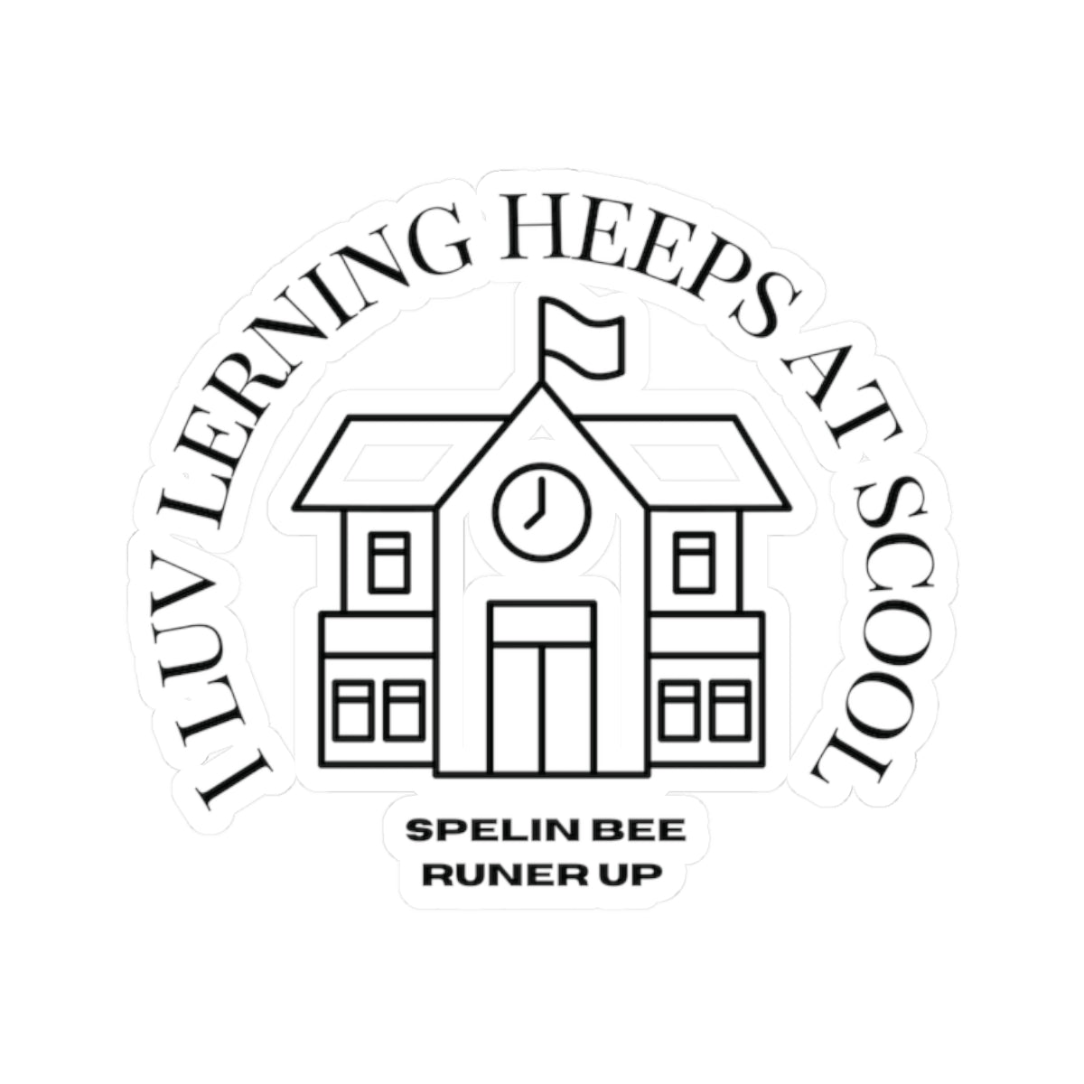 Scool Spelling bee beeasone sticker - limit ted editon Numbar 2