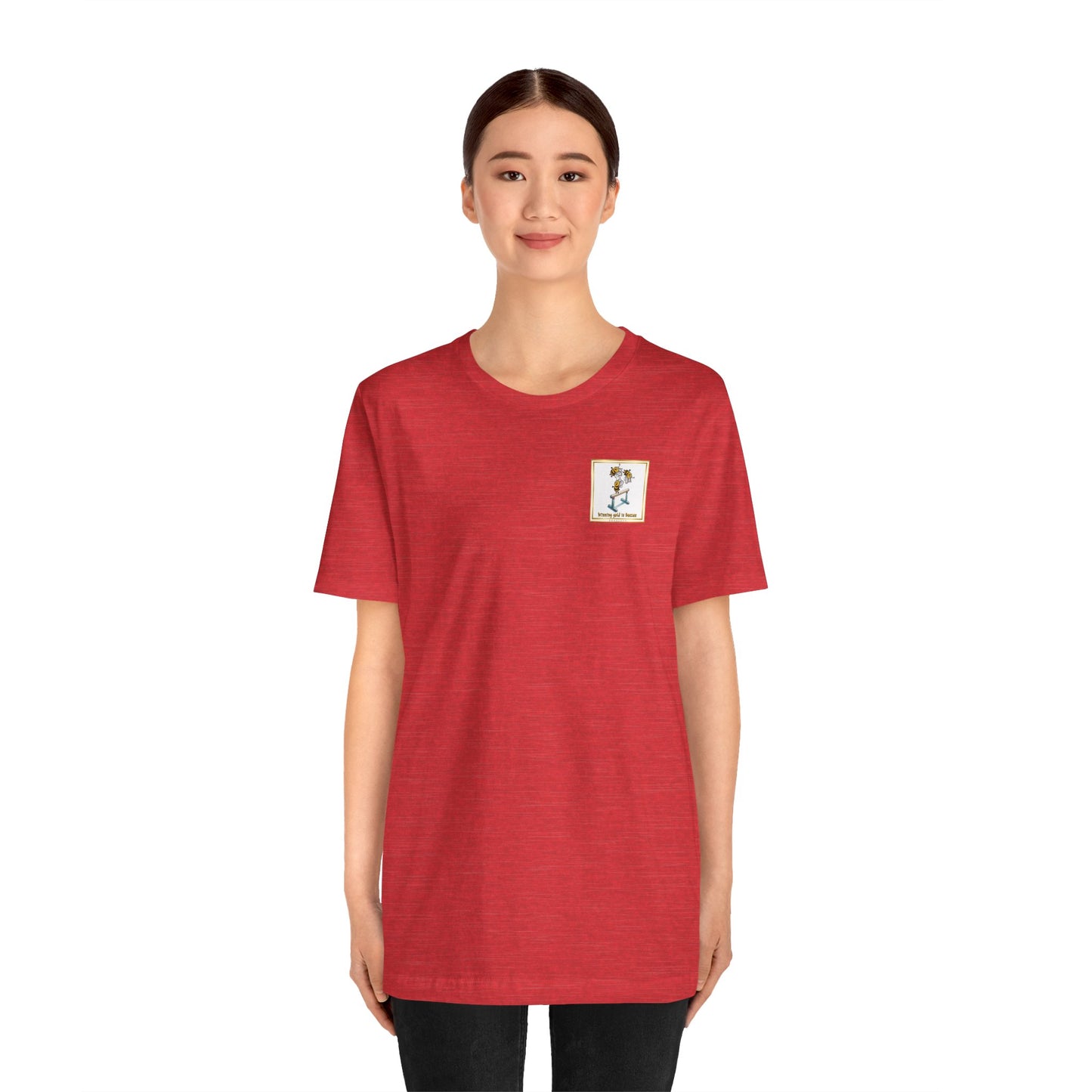 Winning Gold is Easy beeasone Unisex Jersey Short Sleeve with dual side seams to hold shape for longer t-shirt