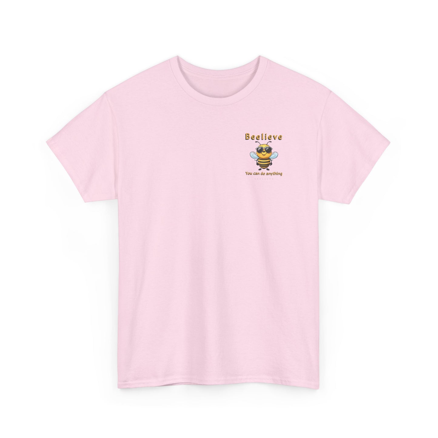 Beelieve you can do anything beeasone men's Heavy Cotton T-shirt available in diff colors and sizes