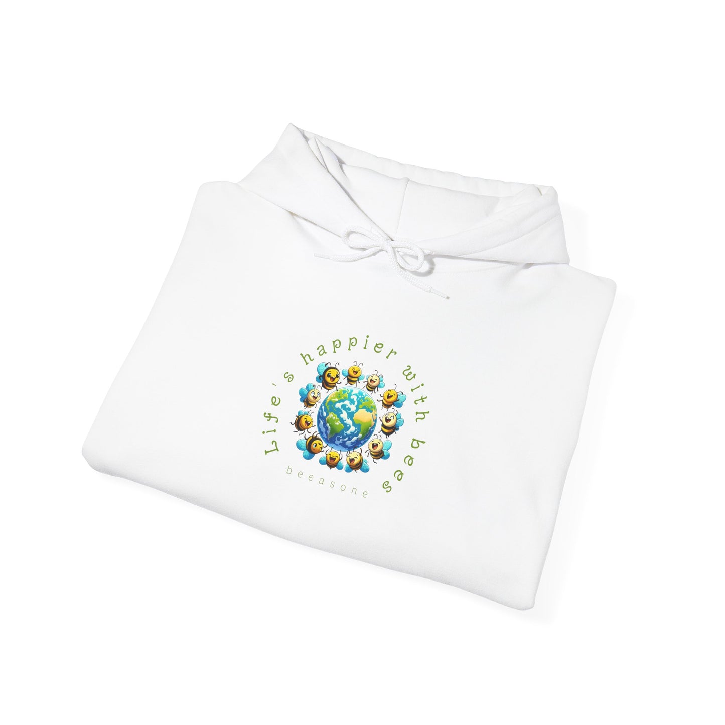 Life's Happier beeasone Unisex Heavy Blend™ Hooded Sweatshirt