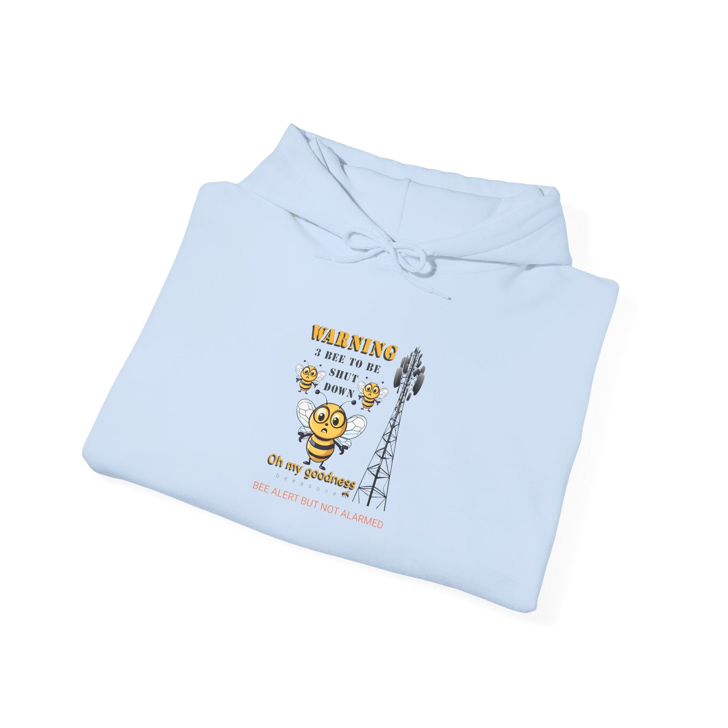 WARNING 3 Bee Network Shutdown beeasone Unisex Heavy Blend™ Hooded Sweatshirt available in diff colors and sizes