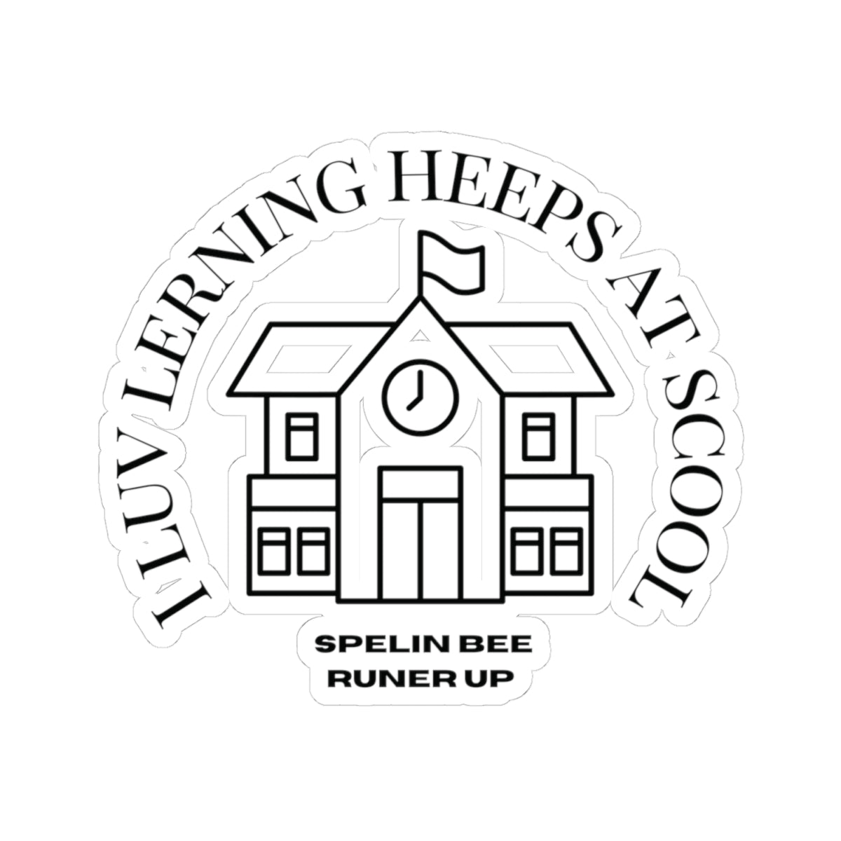 Scool Spelling bee beeasone sticker - limit ted editon Numbar 2