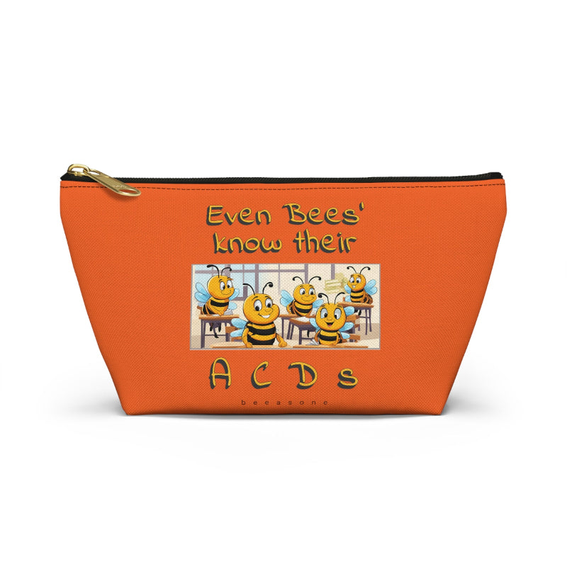 Spelling bee beeasone beeeaautiful accessories / cosmetics pouch. Special spelling bee promotion