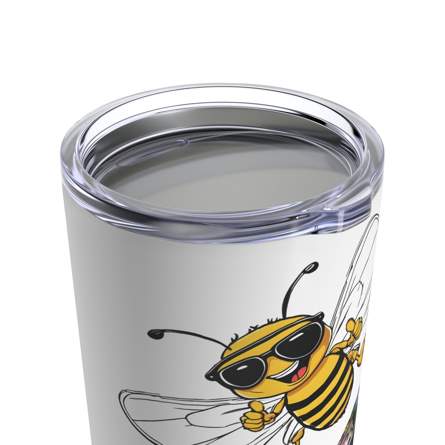 Going for gold is a buzz beeasone Tumbler 20oz - Purple skateboard
