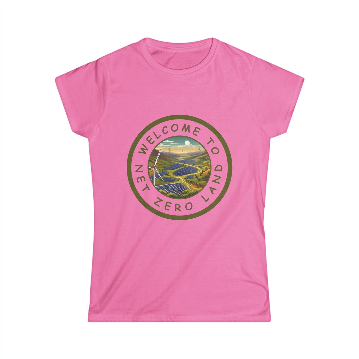 Net Zero Land - v7 - Women's Soft style Tshirt available in diff colors