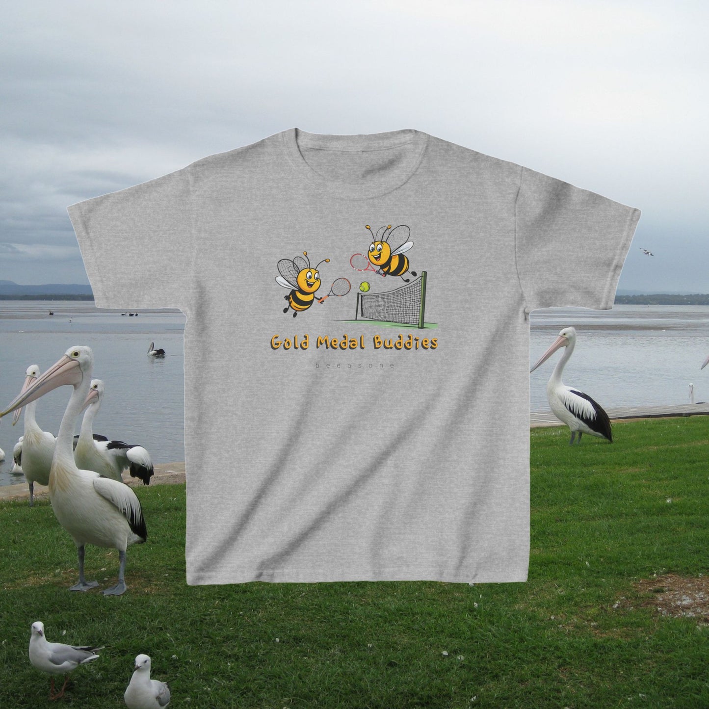 Tennis beeasone Kids tee - Heavy Cotton™ Tee available in 6 colors and diff sizes tshirt