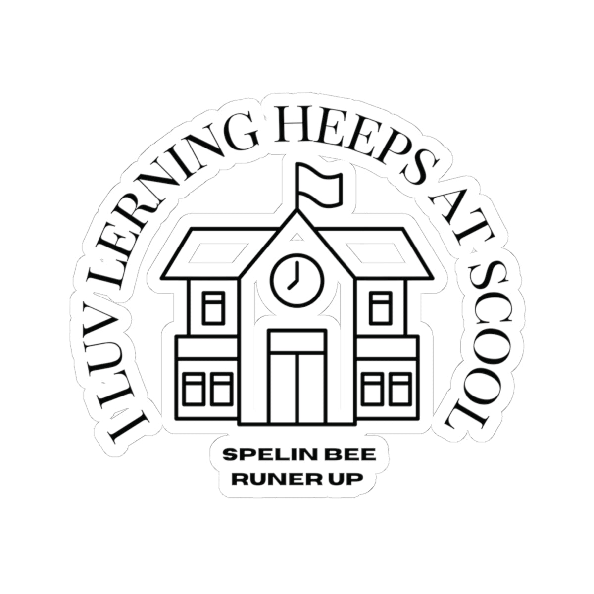 Scool Spelling bee beeasone sticker - limit ted editon Numbar 2
