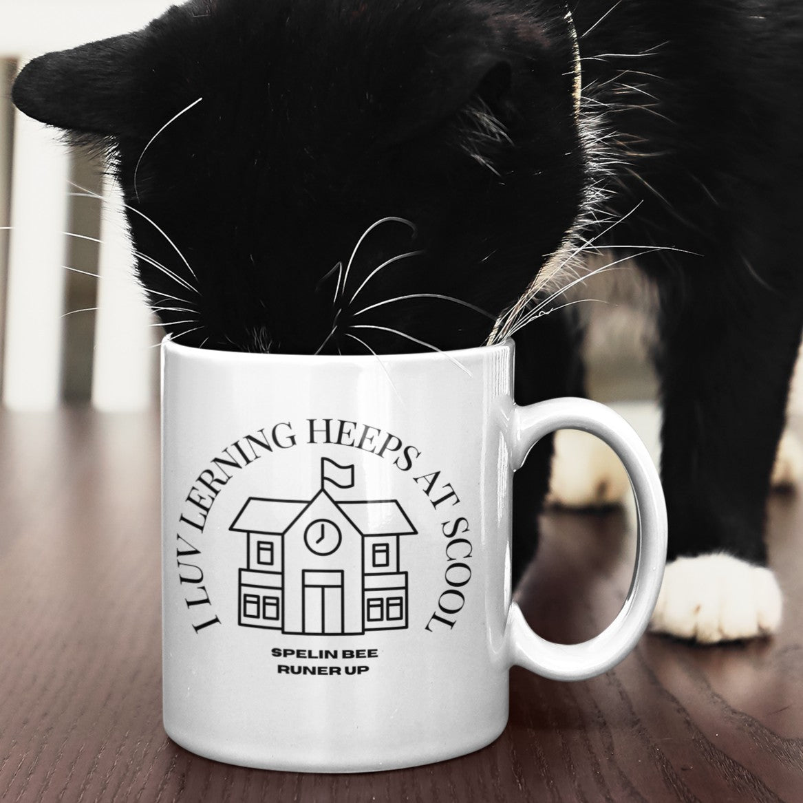 Scool Bee Spelling bee beeasone hot chocolate or rotten tomato mash mug - limit ted editon Numbar 2
