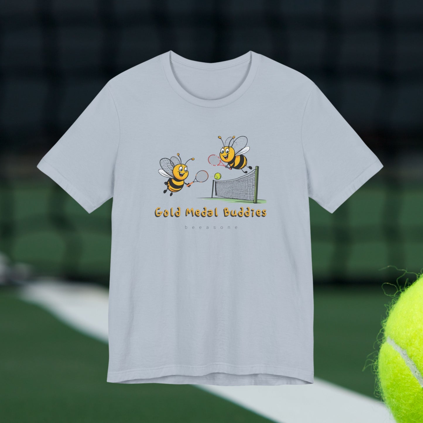 Gold Tennis beeasone Unisex Jersey T-Shirt