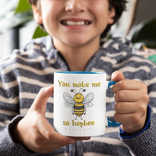 Happy Hot Chocolate or Coffee Mug 11oz (325mls) or 15oz (443mls)