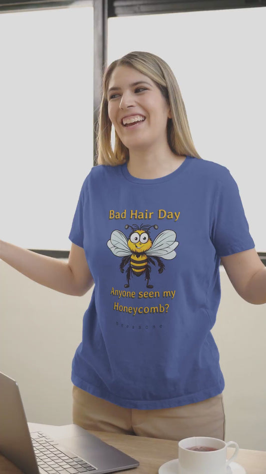 Bad Hair Day beeasone MF Jersey Short Sleeve with dual side seams to hold shape for longer t-shirt