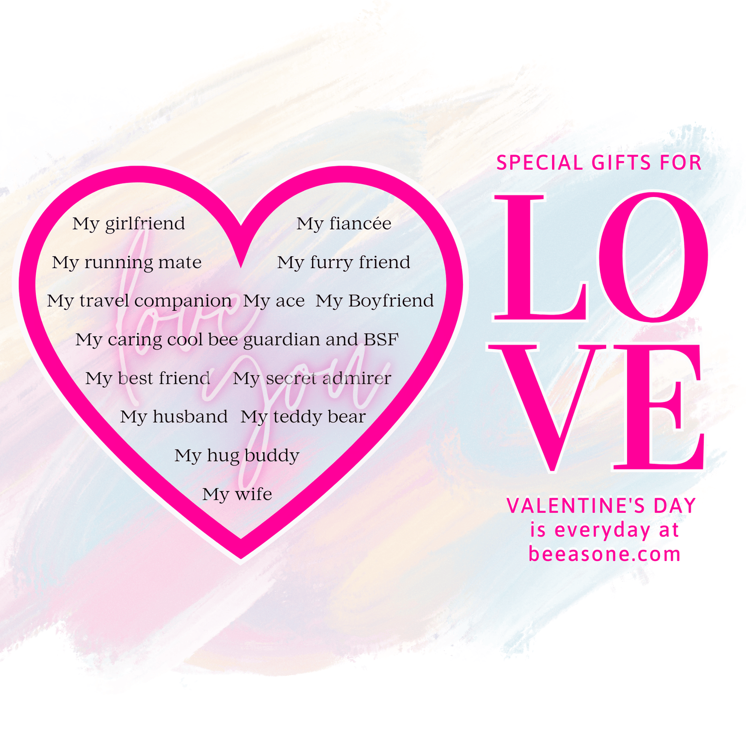 Beautiful selection of gifts for someone special