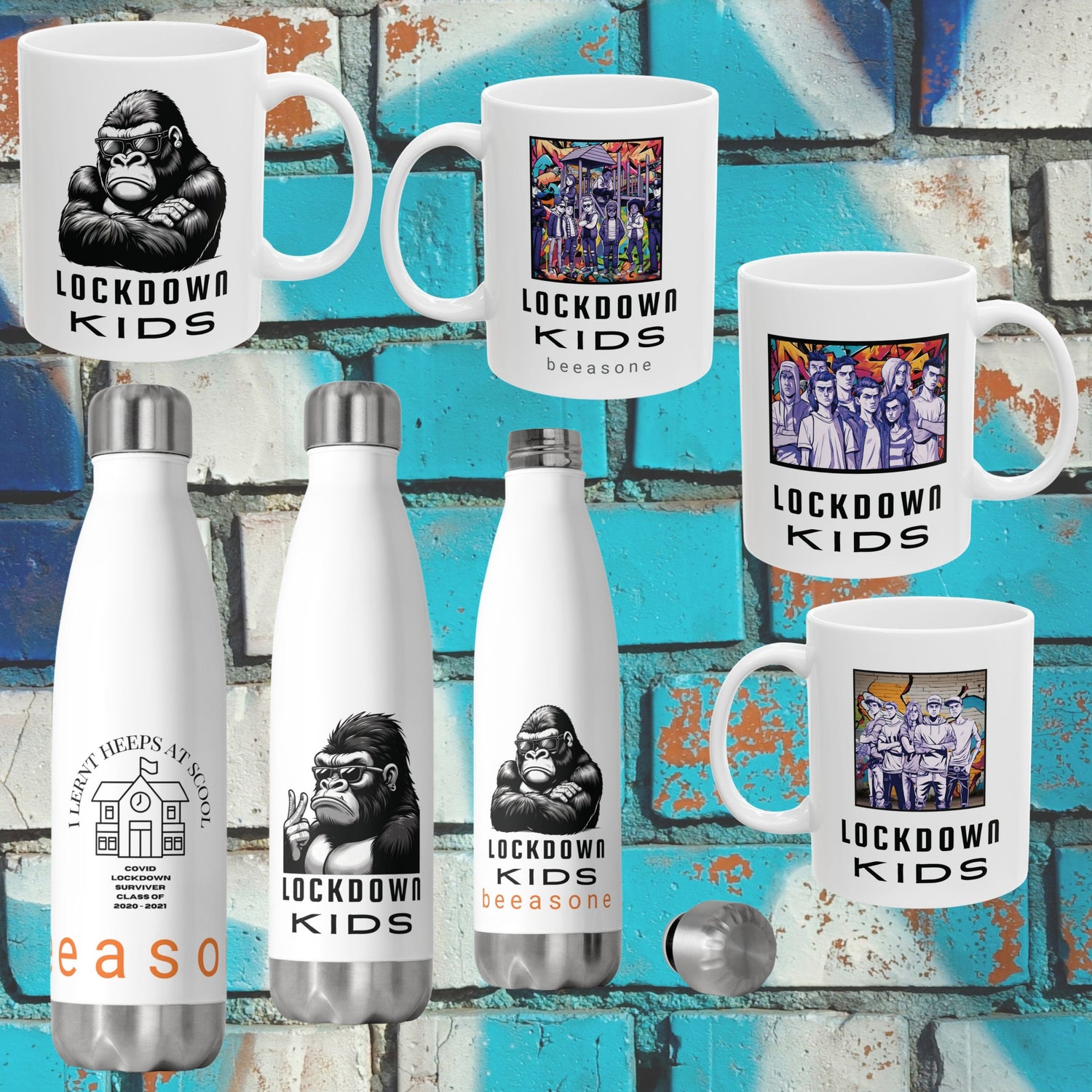 Lockdown Kids - Mugs and Tumblers