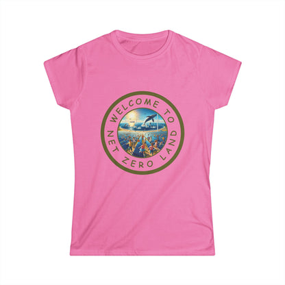 Net Zero Land - v6 - Women's Soft style Tshirt available in diff colors