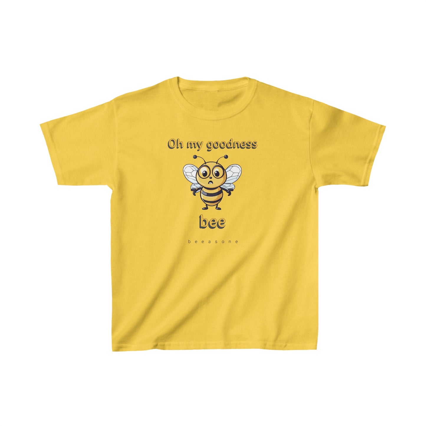 Oh my goodness bee beeasone (Swarm Favorite) Kids tee - Heavy Cotton™ Tee available in 6 colors and diff sizes