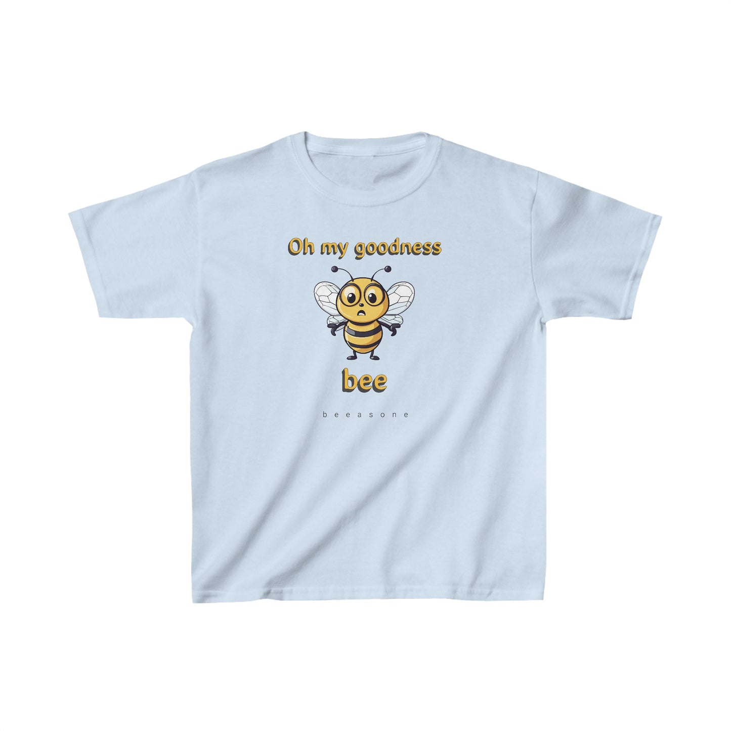 Oh my goodness bee beeasone (Swarm Favorite) Kids tee - Heavy Cotton™ Tee available in 6 colors and diff sizes