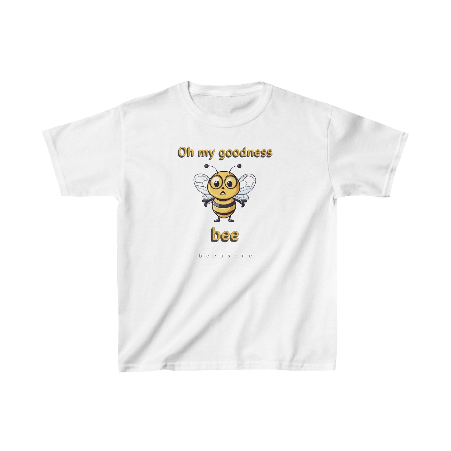 Oh my goodness bee beeasone (Swarm Favorite) Kids tee - Heavy Cotton™ Tee available in 6 colors and diff sizes