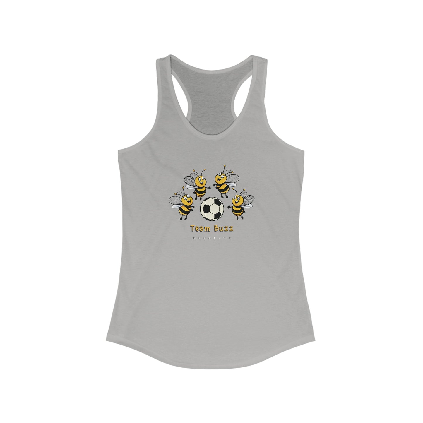 Soccer Team beeasone Women's Ideal Cool Racerback Tank Top