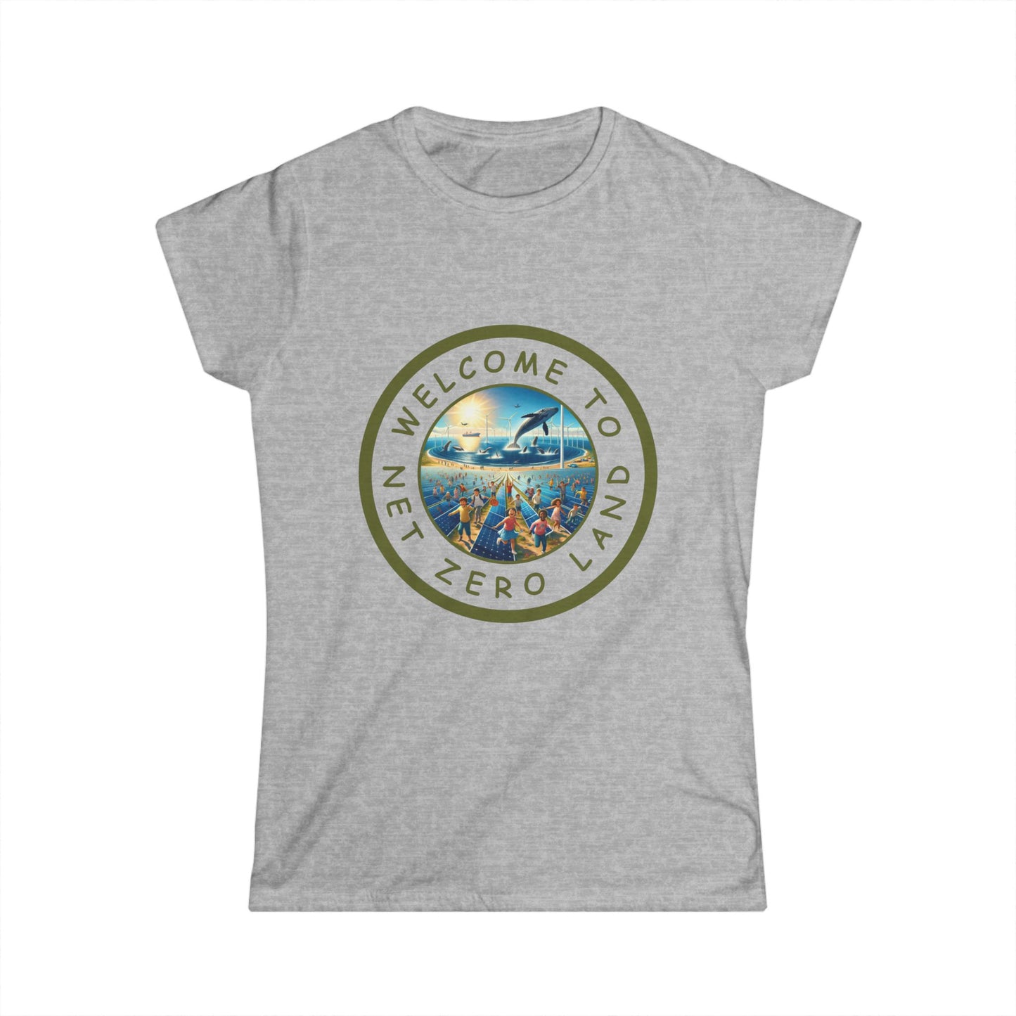 Net Zero Land - v6 - Women's Soft style Tshirt available in diff colors