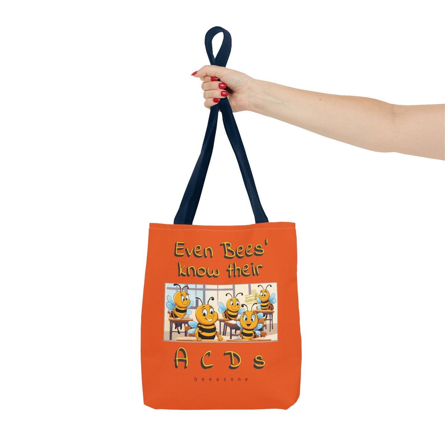 Even bees know their A C D s beeasone stylish orang Tote Bag Special Spelling Bee Promotion