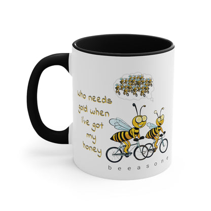 Who needs gold beeasone coloured Coffee Mug 325ml (Standard 11oz)