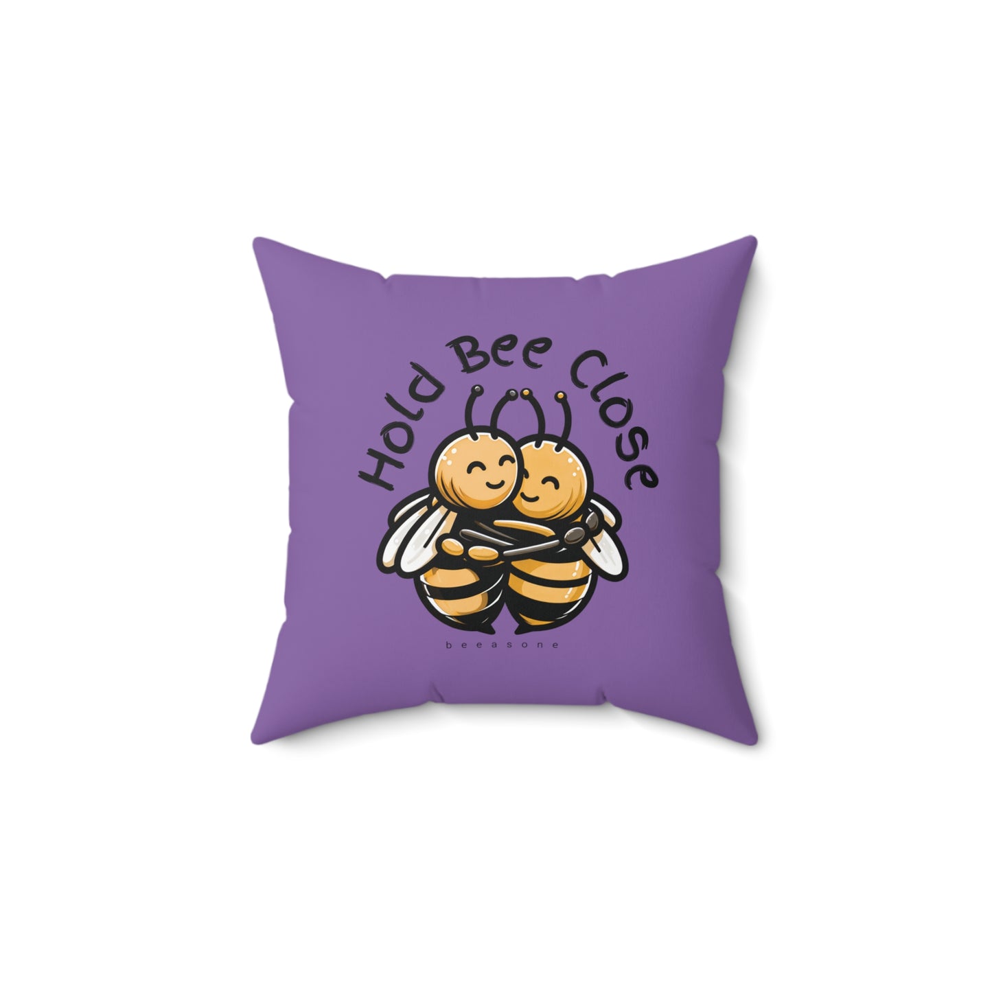 Hold Bee Close beeasone square cushion / pillow (4 sizes available) Special edition